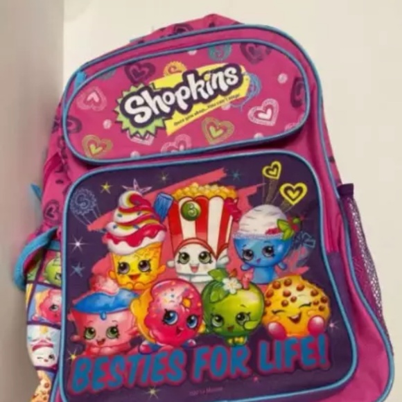 Shopkins 16" RollingBackpack Roller Large Backpack Book Bag NEW!!